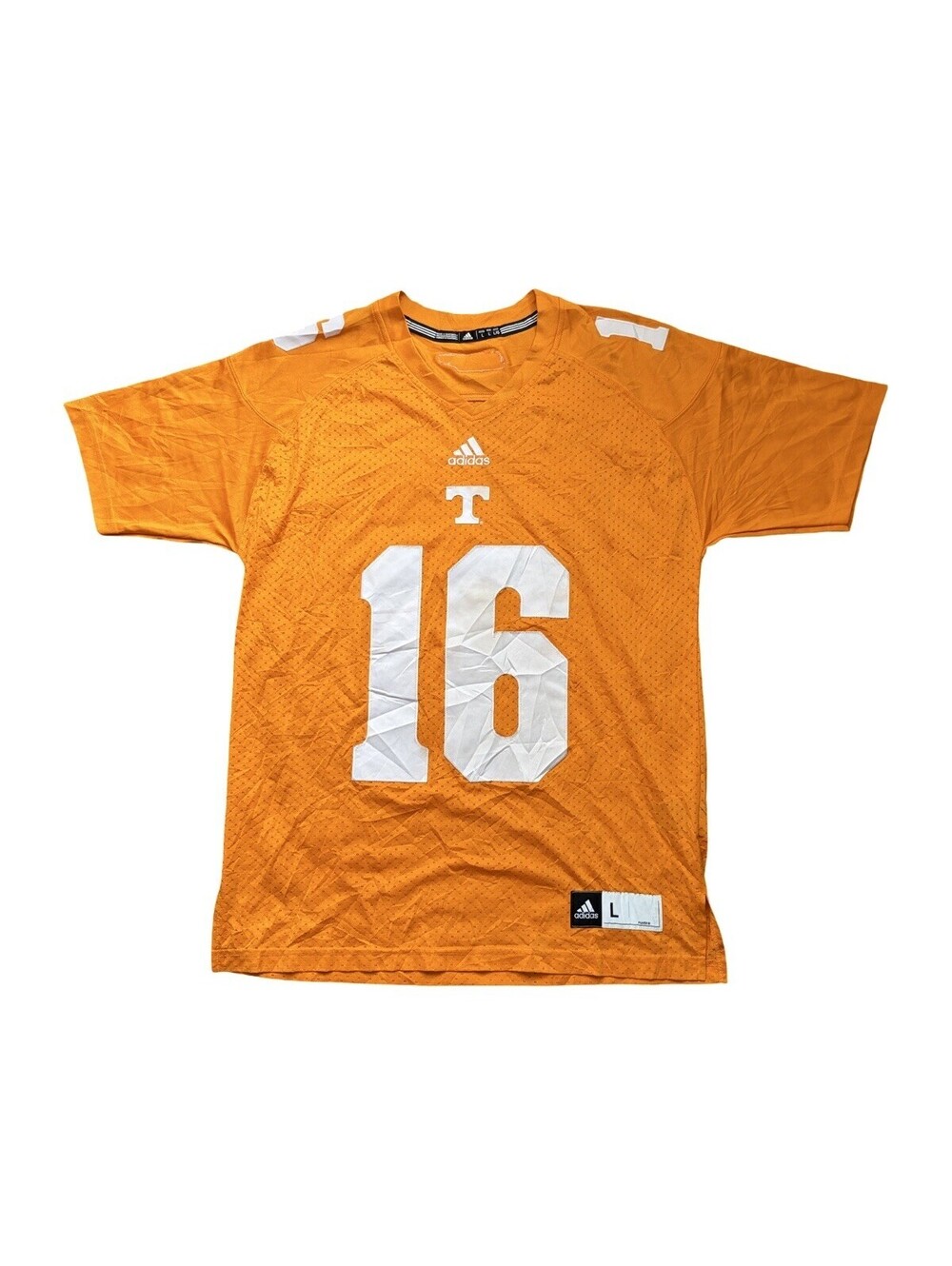 Adidas Peyton Manning Tennessee Volunteers #16 Jersey Orange Men's Size Large